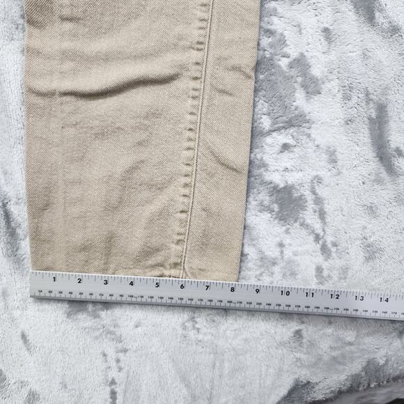 S.O.N.G. Jeans Women 5/27 Tan 90s Boyfriend Cargo Utility High Rise Straight Leg - Picture 13 of 14